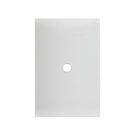 Placa blanca salida cable con chasis