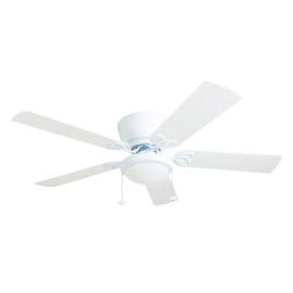 VENTILADOR DE TECHO 52 MOD. LOW PROFILE LED BLANCO