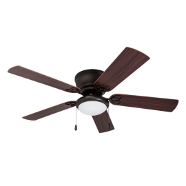 VENTILADOR DE TECHO 52 MOD. LOW PROFILE LED BRONCE