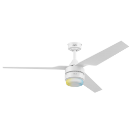 VENTILADOR DE TECHO 52 MOD. LOS CABOS CCT C/ CONTROL REMOTO BLANCO