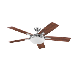 VENTILADOR DE TECHO 52 MOD. ALTANO NIQUEL CEPILLADO