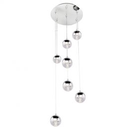 Lámpara colgante LED Modelo ZING 7 luces