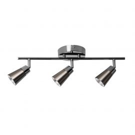 Proyector en Riel Modelo VITRO Orientable 3 cabezales