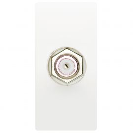 Toma de TV coaxial Blanco