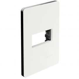 Placa 1 mod blanca chasis Negro