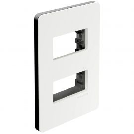 Placa 2 mod blanca chasis Negro
