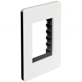 Placa 3 mod blanca chasis Negro