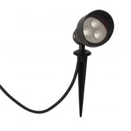Luminario proyector LED con estaca Modelo MINIMAL GREEN con luz verde 6W