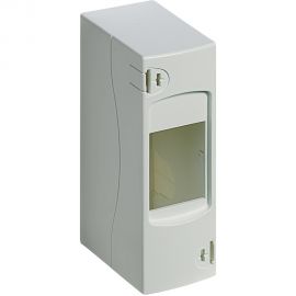 Gabinete en resina IP40 de 1-2 módulos para sobreponer.