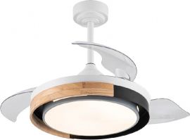 Ventilador decorativo 42 con luz LED igoto Mod. Lucerna Madera