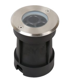 Luminario de piso acero inoxidable 6W