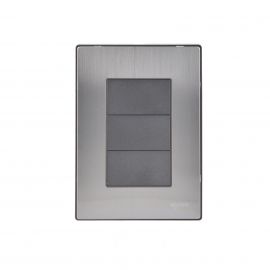 Placa ciega Inox oxford