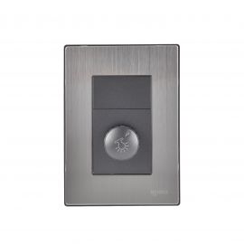 Placa armada Inox con Dimmer oxford