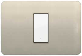 PLACA DE ALUMINIO COLOR PERLA 1 VENTANA  QUINZIÑO GO