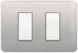PLACA DE ALUMINIO COLOR ALUMINIO NATURAL 2 VENTANAS QUINZIÑO GO RESID