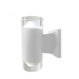 Lámpara de muro para exterior blanco 6W 6500K