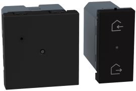 KIT: GATEWAY 2 MOD.  Y COMANDO ESCENARIO HOLA & ADIOS INALÁMBRICO ZIGBEE NEGRO MATEQUINZIÑO GO SMART