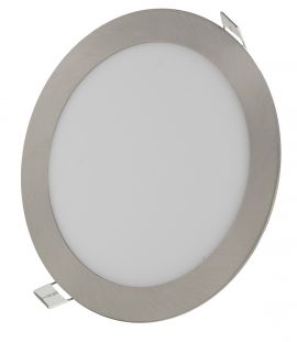 Panel slim empotrable aluminio Satinado 24w 6500K- LUZ BLANCA
