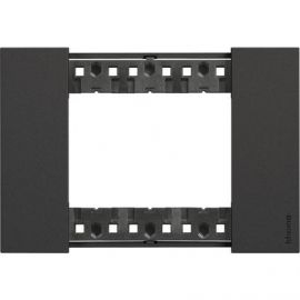 Placa negra 3 módulos