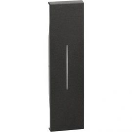 Cubretecla para Interruptor 1 módulo Negro