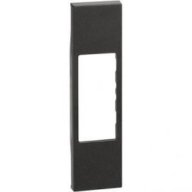 Cubretecla conector RJ11/45 RCA 1 módulo Negro