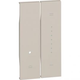 Cubretecla Dimmer 1 módulo - 2 piezas Arena