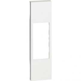 Cubretecla conector RJ11/45 RCA 1 módulo Blanco