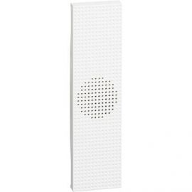 Cubretecla para zumbador 1 módulo Blanco