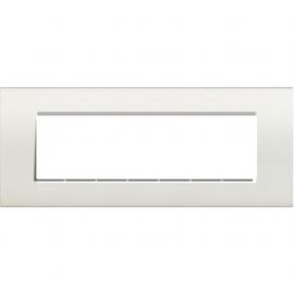 Placa rectangular color Blanco 7 mód. LivingLight