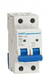 Int. Termomagnetico RDIN, NB1-63H, 2P, 16A