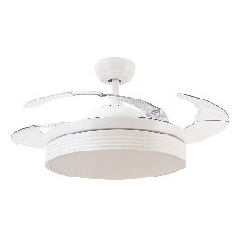 Ventilador Mod. PIATTO 42pulg. Blanco WiFi/ APP