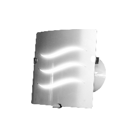 Extractor Mod. Platino con Luz 4pulg. Satinado