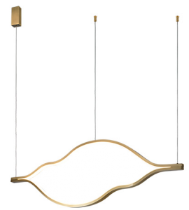 Luminaria colgante LED 24W Mod. VALENCIA ORO