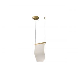 LUMINARIA COLGANTE LED COLOR ORO MODELO WAVE
