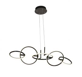 Luminaria colgante LED 5 luces 60w modelo Loop