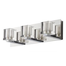 Luminaria de Pared LED 3 Luces Mod. RUBIK CROMO
