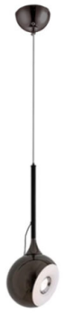 Luminaria colgante 1 Luz LED Mod. BLOOM BLACK