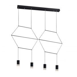 Lámpara colgante LED Modelo SKETCH 4 luces