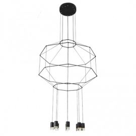 Lámpara colgante LED Modelo SKETCH 8 luces