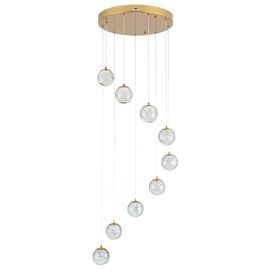 LUMUNARIA LED 42W REDONDA SING ORO
