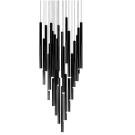 LUMINARIA COLGANTE 25 LUCES MOD. MINHA NEGRO