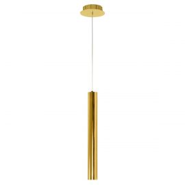 LUMINARIA COLGANTE 1 LUZ MOD. MINHA ORO ø60*H600mm