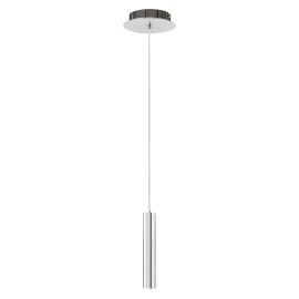 LUMINARIA COLGANTE 1 LUZ MOD. MINHA CROMO ø38*H300mm