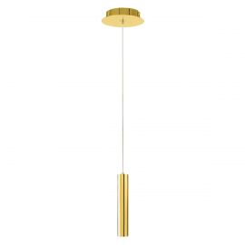 LUMINARIA COLGANTE 1 LUZ MOD. MINHA ORO ø38*H300mm
