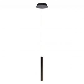 LUMINARIA COLGANTE 1 LUZ MOD. MINHA NEGRO ø25*H300mm