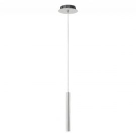 LUMINARIA COLGANTE 1 LUZ MOD. MINHA CROMO ø25*H300mm