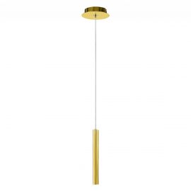 LUMINARIA COLGANTE 1 LUZ MOD. MINHA ORO ø25*H300mm