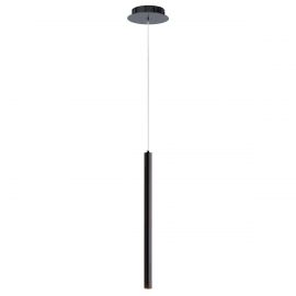 LUMINARIA COLGANTE 1 LUZ MOD. MINHA NEGRO ø25*H600mm