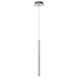 LUMINARIA COLGANTE 1 LUZ MOD. MINHA CROMO ø25*H600mm