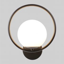 Lampara de Pared Color Negro Modelo Orbit